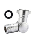High Flow Brass Swivel Hose Connector 180 Degree and 360 Degree Adjustable Elbow for Garden Hose Three Quarter Inch GHT Fitting, brass, with gasket