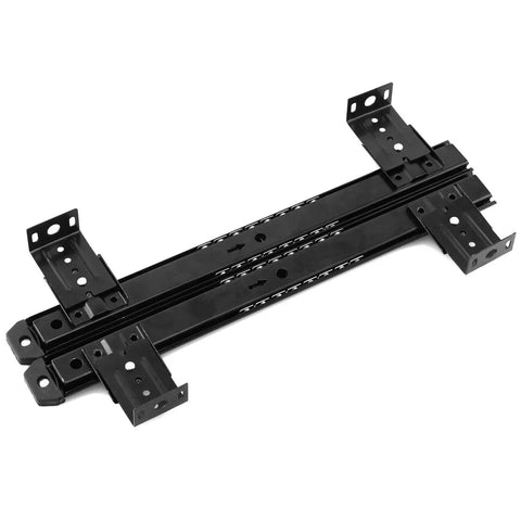 14 Inch 350mm Keyboard Slide With Full Extension Ball Bearing Pullout Tray Super Smooth And Quiet Adjustable Hanging Bracket Black