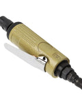 Tough As Nails Air Powered Die Grinder Cranking Out A Snappy 25000 RPM With Secure 3mm Plus 6mm Collets shown in detail.