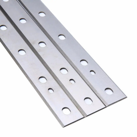 12 And A Half Inch Replacement Planer Blades For DW734 DW7342 Planer Set Of 3 High Speed Steel Reversible Honed Edges
