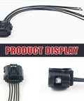 Mass Air Flow Sensor Connector Plug Pigtail Harness 5 Pin For MAF Sensor, beefy female connector, plug and play wiring harness.