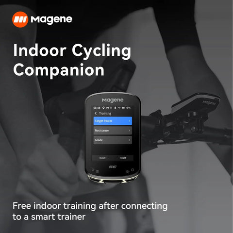 Wireless GPS Bike Computer With 2.4 Inch Color Screen Route Navigation Bluetooth And WiFi Ultra Fast 5 Second Positioning