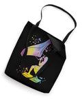 Wing Foil Wingsurfing Colorsplash Man Wingboard Tote Bag For Wingfoil Fans And Coaches Watercolor Splash Design Dope 16 By 16 Inches Beach Gear