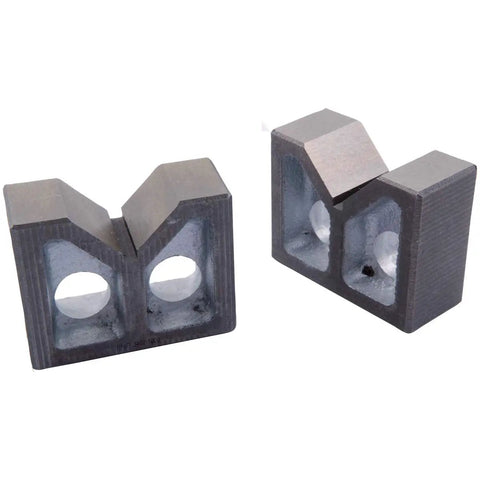 Pro Grade Cast Iron V Block Set For Precision Milling And Setup, 3 X 1 3/4 X 2 3/8 Inches, distortion-resistant, matched pair