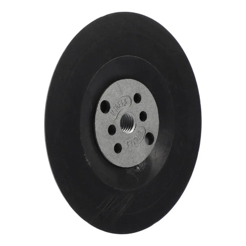 Side view of 4 Inch Angle Grinder Sanding Disc Backing Plate Tray Pad For Secure Attachment And Smooth Wood Sanding On Angle Grinders