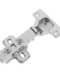 Heavy Duty Self-Closing Cabinet Hinges With Hydraulic Soft-Close, Thickened Cold Rolled Steel, Large Size, Quiet Operation For Kitchen Cabinets