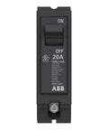 20 Amp Single Pole Circuit Breaker For 120/240 VAC, Thermal Magnetic Plug-On Load Center Protection, 10 kAIC Interrupt Rating, front view
