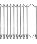 Galvanized Steel Countertop Joiner Connectors Kit Of 10 For Benchtop And Furniture Drawbolt Style Fasteners