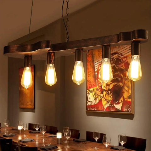 Dope Bronze Linear Island Light With Guitar Shade, Industrial Farmhouse Ceiling Fixture For Kitchen Bar And Restaurant