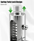 1/2 Inch Spring Loaded Twist Lock Plunger Pin Cam Latch For Wrecker Tow Truck showing spring twist lock design with quick lock feature.