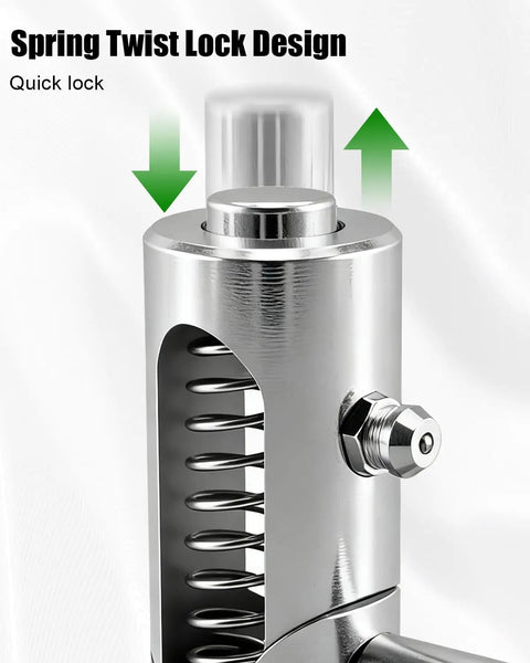 1/2 Inch Spring Loaded Twist Lock Plunger Pin Cam Latch For Wrecker Tow Truck showing spring twist lock design with quick lock feature.