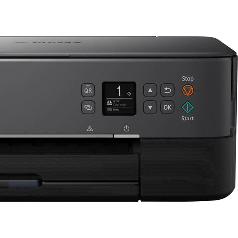 Wireless All In One Color Printer With Crisp Oled Touchscreen Display And Instant Wifi Access front view showing control panel and touchscreen.