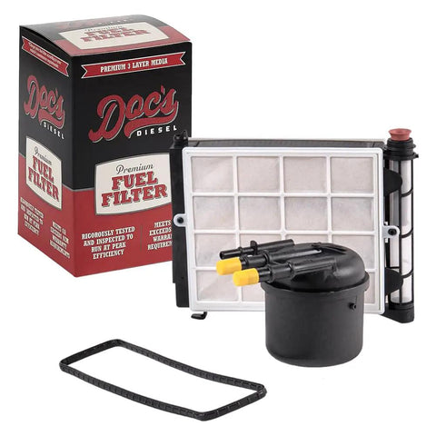 Diesel Fuel Filter For Ford 6.7L Power Stroke F250 F350 F450 2017 And Up Replaces FD4625 with filter box and gasket