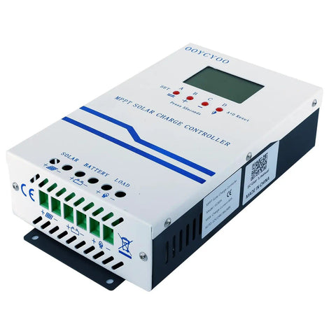 60A MPPT Solar Charge Controller 12V 24V 36V 48V With 160V PV Input LCD Display Four Stage Charging For AGM Gel Flooded And Lithium Batteries, Powerful Battery Regulator For Off Grid Solar Systems