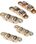 Rock Solid Stainless Steel Double Wheel Sliding Door Pulley Smooth Glide Track Roller Quiet Bottom Guide Heavy Duty Window Slider components set.