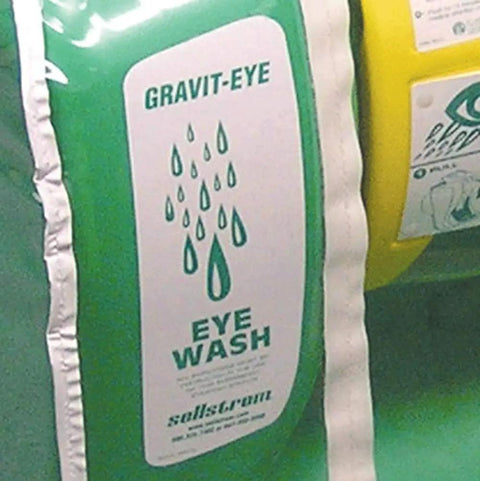 Clear Vinyl Replacement Dust Cover For 16 Gallon Gravity Flow Portable Eyewash Station Protects From Dirt And Debris