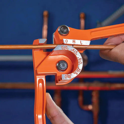 3-In-1 Tube Bender for 1/4, 5/16, and 3/8 inch tubing bends soft copper, aluminum, and thin-walled steel up to 180 degrees