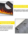 Pipe Insulation Foam Tube 3/8 Inch ID, 3/8 Inch Wall, 6 Feet Long Black EPDM Tubing showcasing fire resistance and waterproof features