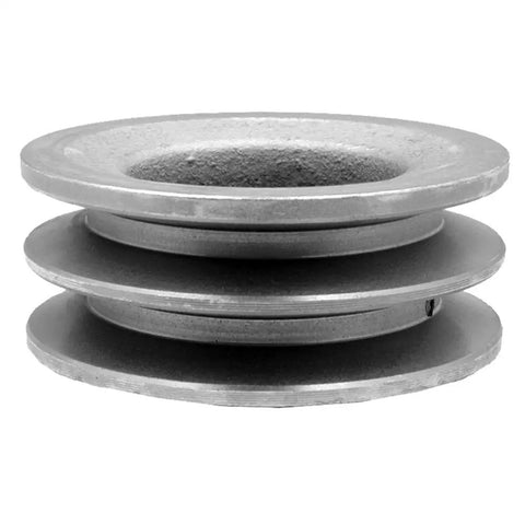 Double Alternator Pulley Replacement For IH International Harvester And Massey Ferguson Tractors 1066 1086 Side View