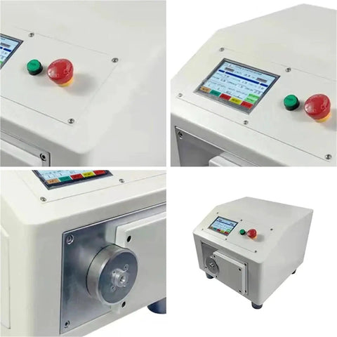 Automatic Banknote Cash Counter With 500W Motor Lcd Display showing control panel and bill intake slot in a compact design.