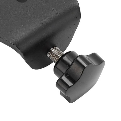 Close-up of adjustable clamp mechanism on 3 In 1 Dowel Jig Kit Featuring High Carbon Steel Construction For Woodworking