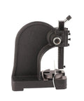 Straight Up Heavy Duty 1 Ton Manual Arbor Press For Riveting And Bearing Punching With Rock Solid Carbon Steel Construction Killer For Garage Shops Diy Enthusiasts And Knuckle Busting Jobs, side view.
