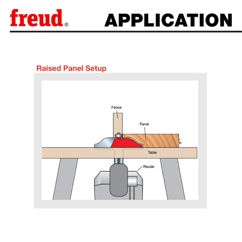 Pro-Grade Raised Panel Router Bit For Cabinet Doors And Drawer Fronts, 3-1/2 Inch Diameter, 1/2 Inch Shank in application