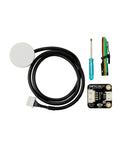 Non Contact Digital Water Level Sensor For Liquid Level Detection Hands Off Real Time Tank Level Monitoring Safe For Hazardous Environments Powered By XKC Y25 T12V Chip shown with components including sensor, screw, and wires.