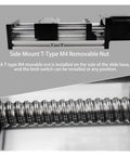 Hella Smooth Precision Linear Bearing Electric Linear Rail Ballscrew Slide Stage For CNC DIY Z Axis with side mount T-type M4 removable nut.