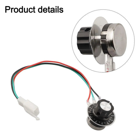 Beefed Up Throttle Potentiometer Rotary Knob For Electric Cart, ABS Metal Construction with wiring, smooth control