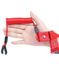 2 Pack Must Have Kill Switch Lanyard For Boat And Jet Ski Replacement Wrist Strap Emergency Kill Stop Cord Tether EW2-68348-00-00 Red