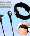 Go To ESD Wrist Strap And Grounding Cord Bundle with 3.5mm snap and 3m cable for electronics repair, shown on wrist.
