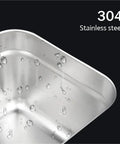 Stainless steel cleaning tank corner with water droplets for Portable Ultrasonic Cleaner With Dual Frequency Vibration For Jewelry Watches Glasses And Circuit Boards.