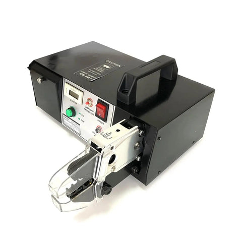 Hella Durable Automatic Terminal Crimping Machine Top Tier Electric Wire Crimp Tool with visible controls and crimping head.