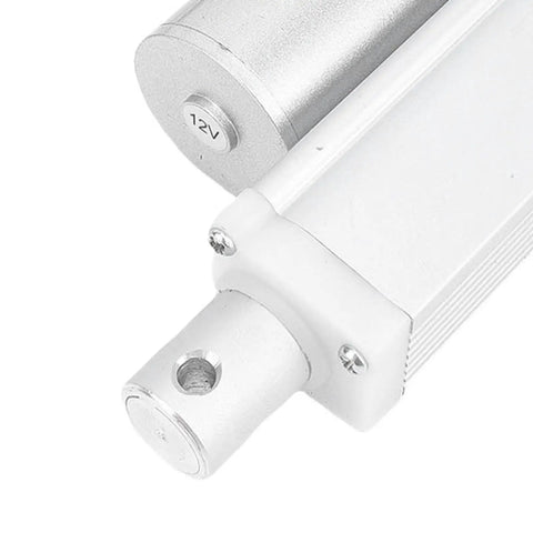 Super Heavy Duty Linear Actuator With 330 Lbs Capacity Pushes Hard To Move Beds Or Cameras Smoothly And Silently Featuring Safe IP54 Rating And Tight 50mm Stroke For Precise Electric Motion Control Everyday close-up of motor and housing.