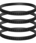 4 Pack 65072100 Bandsaw Rubber Tires Replacement For Portaband Wheels Fits DWM120 DCS374 DW328K D28770 DW28770K 514002079 6230 6232 20V Band Saw