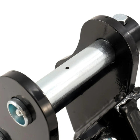 Close-up of Easy Hookup Quick Change Hitch For Mini Excavators Up To 3 Tons Universal Quick Coupler For Diggers Attachments.
