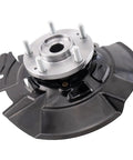 Front Steering Knuckle And Wheel Bearing Hub Assembly Kit Right Passenger Side For 2011 2012 2013 Hyundai Sonata 2.4L L4 Without Sport Suspension Replacement Ready To Install With Reference Numbers 698 464 517163R010 5172038110 5175039603