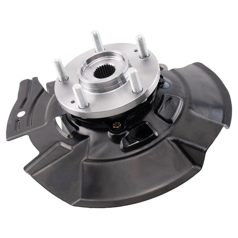 Front Steering Knuckle And Wheel Bearing Hub Assembly Kit Right Passenger Side For 2011 2012 2013 Hyundai Sonata 2.4L L4 Without Sport Suspension Replacement Ready To Install With Reference Numbers 698 464 517163R010 5172038110 5175039603