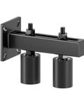 Adjustable 3 Inch Slide Gate Guide Roller System With Rust Proof Heavy Duty Steel Gate Support Assembly And Dual Hard Nylon Guiders