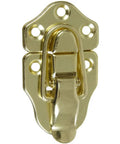 Built Tough Brass Draw Catches Latches 2 Pack For Chests And Trunks Surface Mount Security Latches Fits Vertical Or Horizontal Install