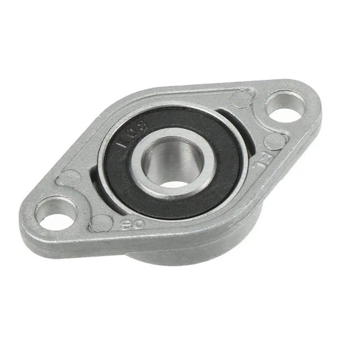 10 Pack KFL08 Self Aligning Pillow Block Flange Bearing Shaft 8mm Bore CNC FL08CNC Zinc Alloy For Machinery DIY Projects And CNC Machines Workhorse Zinc Alloy Construction For Long Life In Shops.