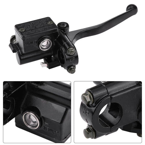 Right Front Hydraulic Brake Master Cylinder For ATV And Motorcycle, Universal Right Hand Brake Master Cylinder close-up view