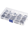 Stainless Steel Drive Shaft Flat Keys Kit M3 M4 M5 M6 in clear plastic box with compartments for industrial drivelines