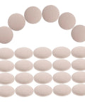 Headliner Tacks for Car Roof Liner Repair Kit, 150 Pcs Set, shown in beige fabric material arranged in rows.