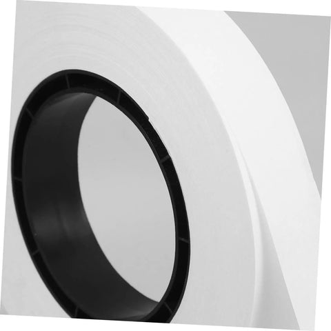Close-up of Heavy Duty Cash Strapping Tape Roll For Banknote Bundling And Shipping with black core, ideal for bank use