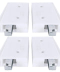 Beefy Heavy Duty Adjustable Wall Cabinet Hanger Bracket Set With Mounting Plate Aluminum Construction 110kg Per Pair Load shown at angle