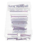 49 Piece Hex Socket Cap Screw And Nut Set For Furniture Repair M6 Size 40 To 80 mm Assortment Kit in portable box