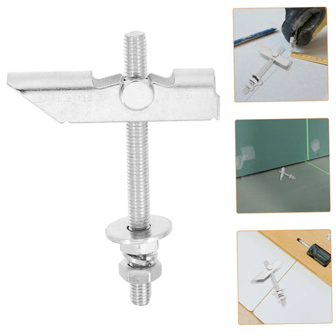 Heavy Duty Metal Toggle Bolt And Nut Set 12 Pack M8x72mm For Drywall And Hollow Walls Shelf Anchors Wall Fastening Hardware Kit