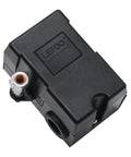 Heavy Duty Air Compressor Pressure Switch With Unloader No Fuss Start, 95 To 125 PSI, Single Port, One Quarter Inch NPT Tank Connection